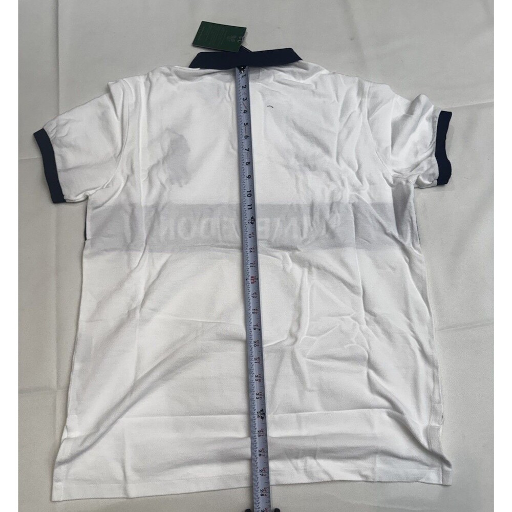 Polo Ralph Lauren Wimbledon US Tennis Shirt White Men's Size Large New With Tags - Picture 6 of 7